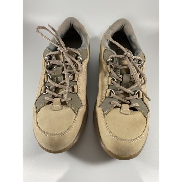 P W Minor Orthopedic Shoes, Size 7W, Slip Resistant, Grey/Taupe - Picture 3 of 7